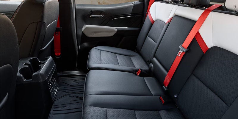 GMC Canyon truck spacious back seat interior