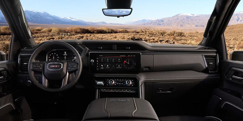 2026 GMC Sierra 2500HD driver-focused cabin in Monahans, TX